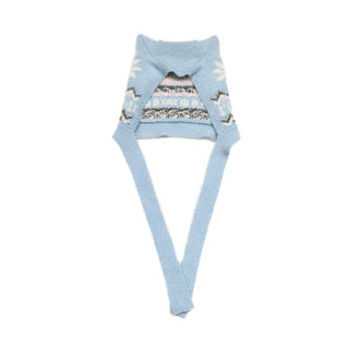 [Moromoro2] Fair Isle Mohair Cat Ear Hat