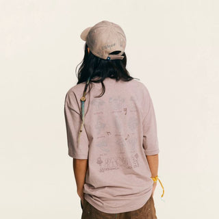 [Monterest] Mushroom Jazz Print Relaxed Tee