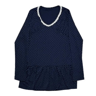 (3 colors) Lace polka dot dress