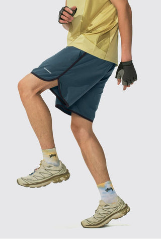 [Monterest] Quick-Dry Contrast Trim Surf Shorts