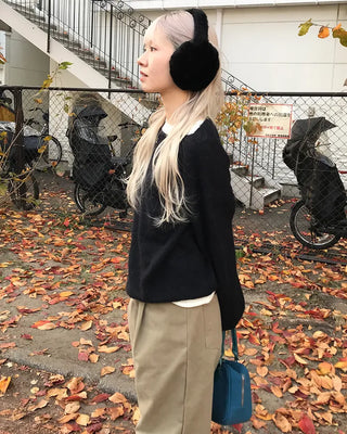 Milk fur earmuffs