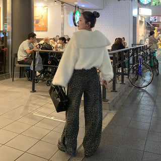 Fur zip jacket