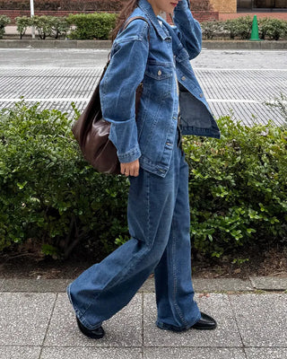 Oversized denim jacket