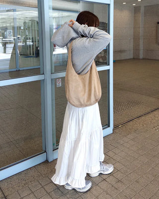 Can-can frill long skirt