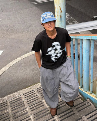 Multi-stripe easy pants