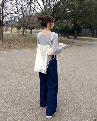 Faux leather buckle shoulder bag