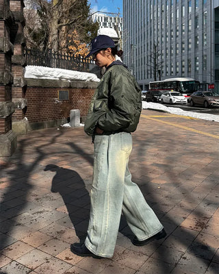 (Unisex) Fade Denim Pants