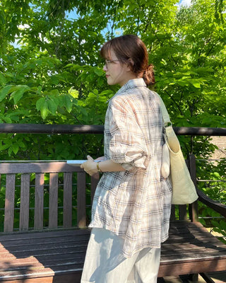 Checked overshirt