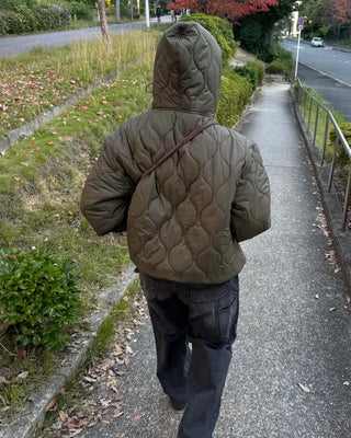 Hooded Quilted Padded Jumper