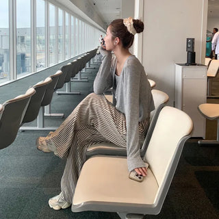 Striped Banding Pants