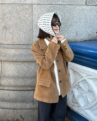 Schian Oversized Suede Jacket