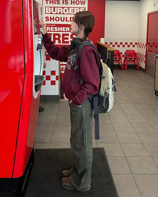 Khaki cargo pants