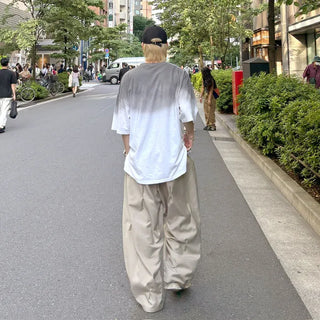 Pointed balloon fit slacks
