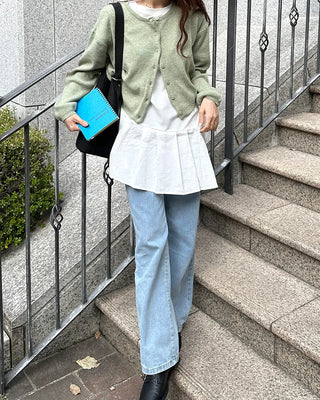 Loose Round Cardigan