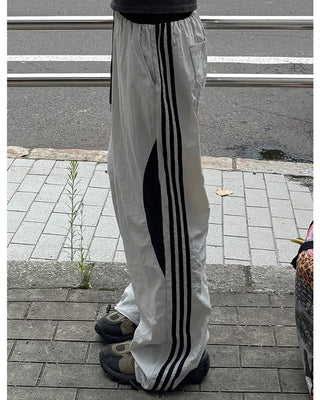 Side Round Point Windbreaker Pants