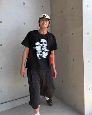 Face print T-shirt