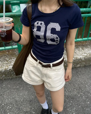 86 Numbering Slim T-Shirt