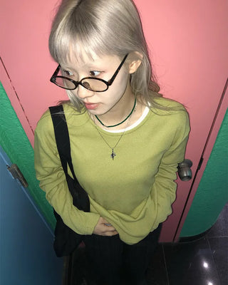 Waffle Crop Long Sleeve