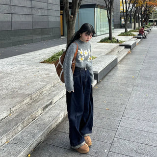 Sheepskin tote bag
