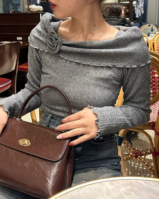 Handle Square Shoulder Bag