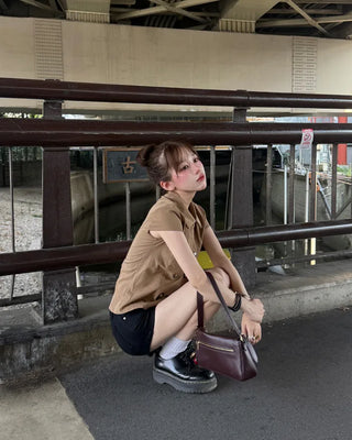Trench blouse