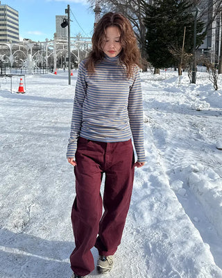 Basic Cotton Wide Pants