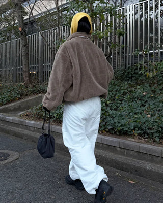 Reversible fur jacket