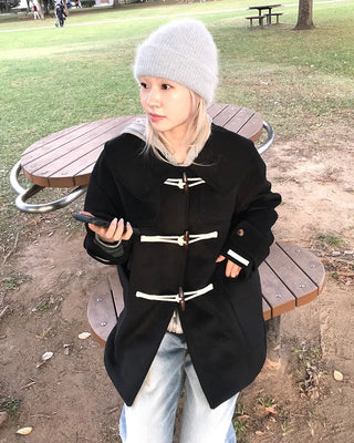 Duffle half coat