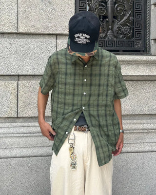 Tartan Check Half-Sleeve Shirt