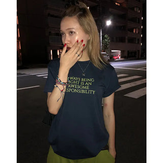 Always Lettering Half-Sleeve T-Shirt