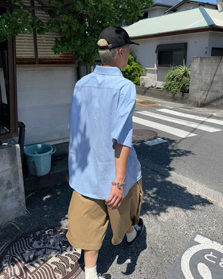 Oxford short-sleeved shirt