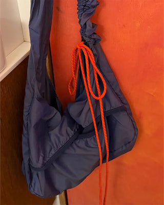 Nylon rope shoulder bag