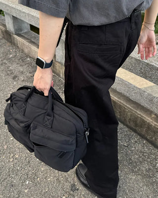 [7th Re-release] (ORIGINAL) Middle Multi-Pocket Crossbody Bag (black)