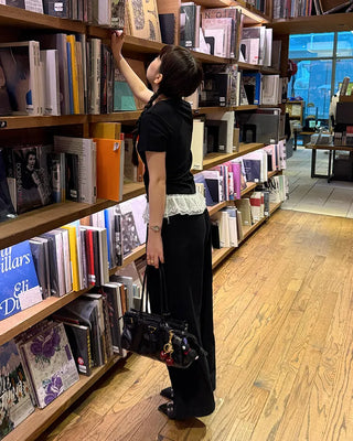 Lace Shirring Half-Sleeve T-Shirt