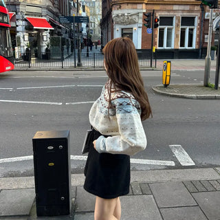 Nordic U-neck knit