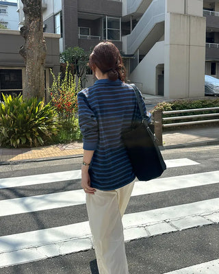 Striped Rugby Polo Shirt