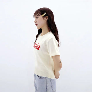 (ORIGINAL) Freesia Short Sleeve Knit