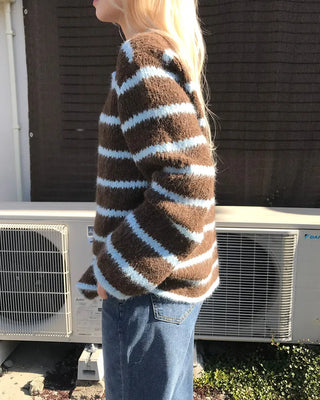 Duffle Point Border Cardigan