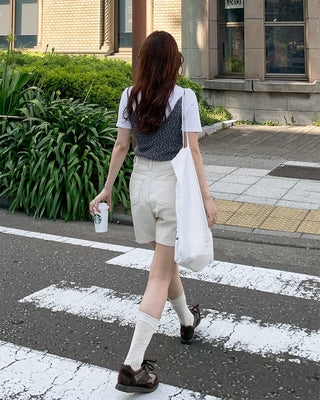 Basic cotton shorts