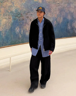Cotton shirt jacket