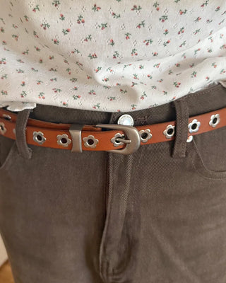 Flower punching belt