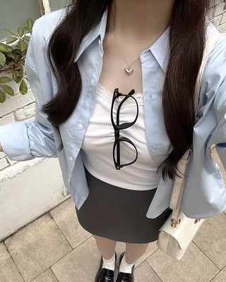 Shirred Lace Sleeveless