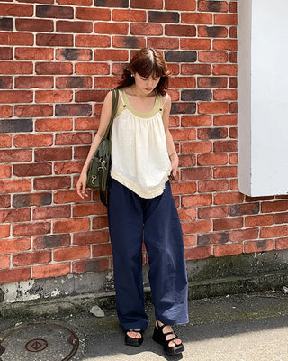 Banding Straight Pants