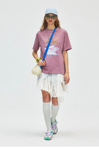 [Monterest] Washed Peace Dove Print T-Shirt