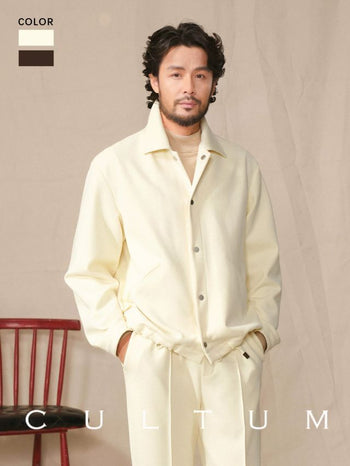 [CULTUM] Knit Collar Business Casual Jacket