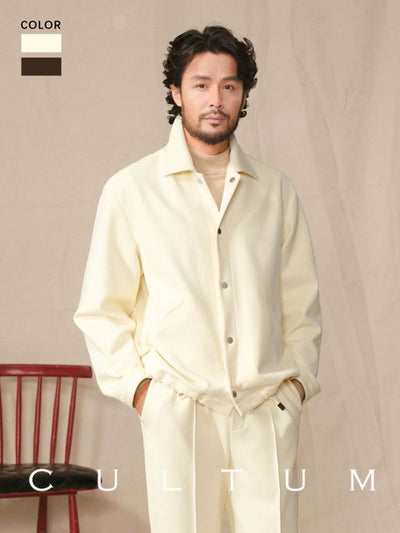 [CULTUM] Knit Collar Business Casual Jacket