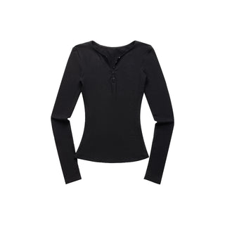 [NECY] Solid Basic Henley