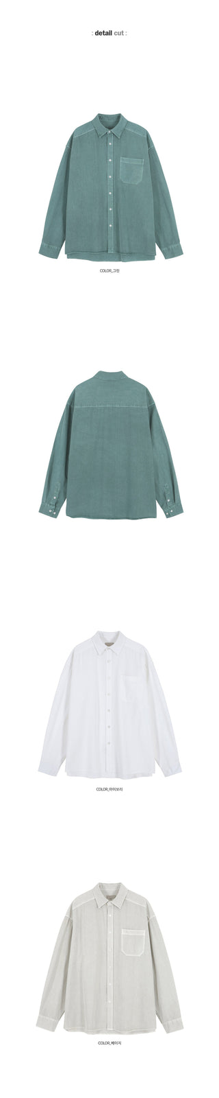 Weekly Pocket Pigment Shirt