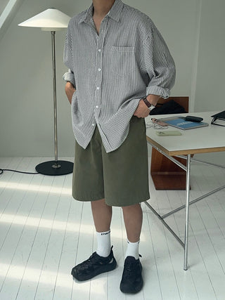 Norton Oversized Cool Stripe Shirt
