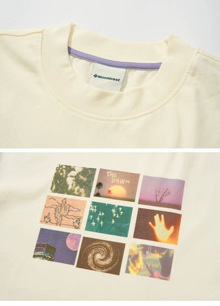 [Monterest] Outdoor Memory Print Graphic T-Shirt
